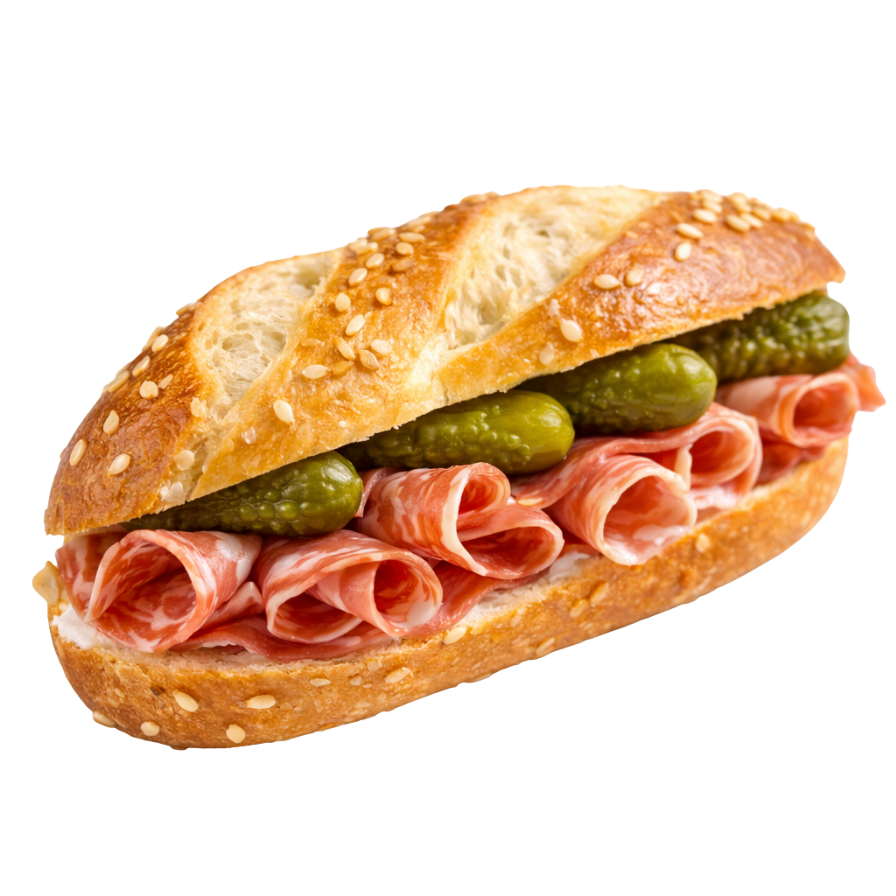 5 mini moricettes rosette & cornichons