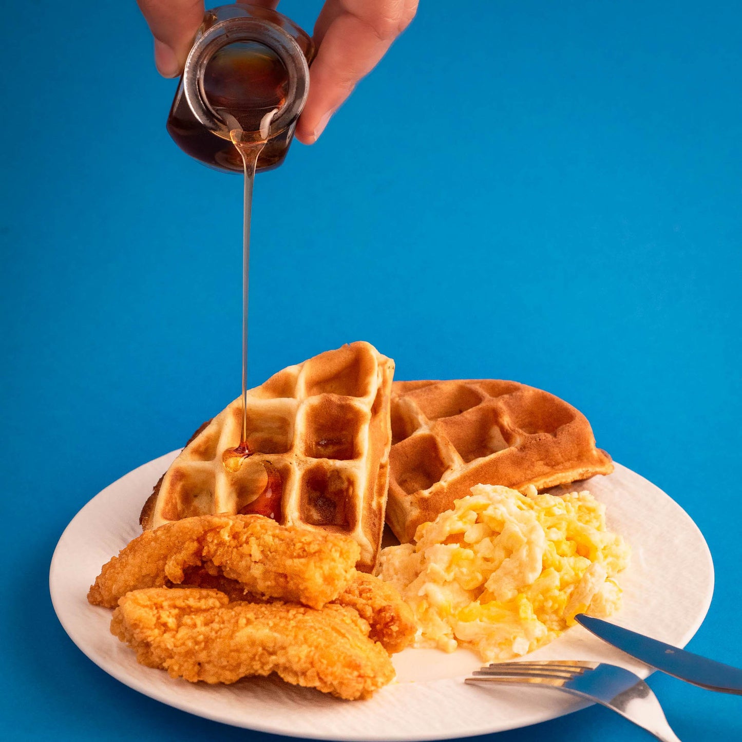 Eggs & Chicken Waffle