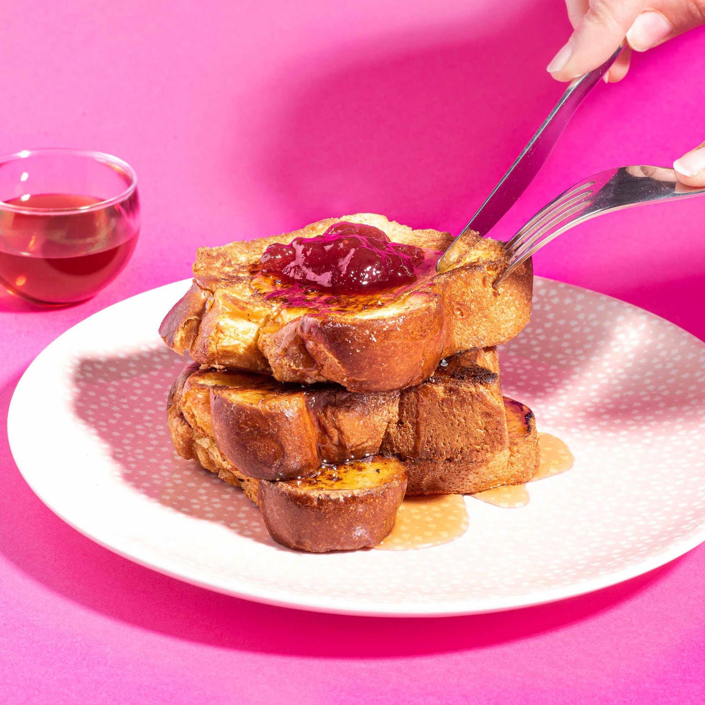 Tranche de brioche perdue