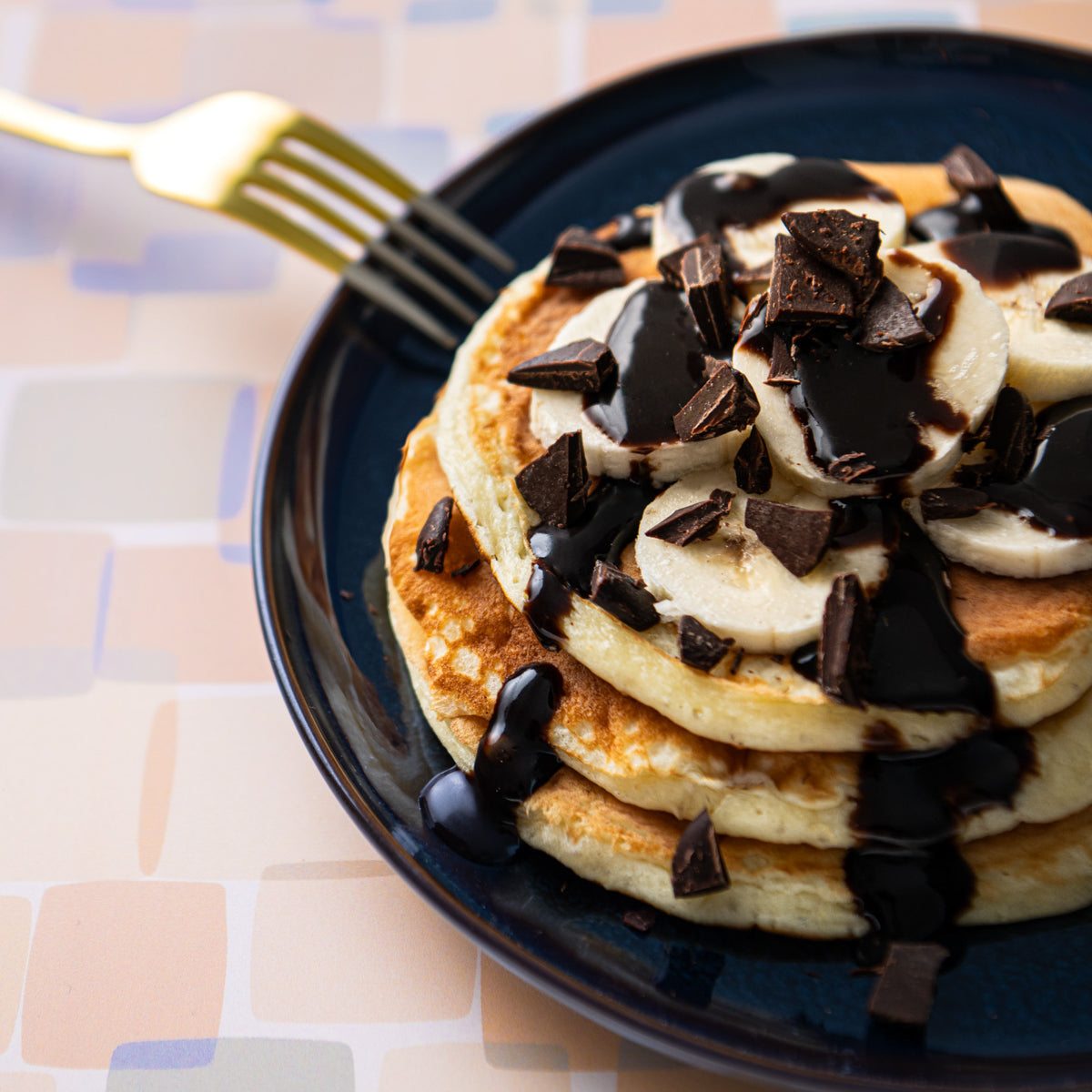 Pancakes bananes chocolat đ„
