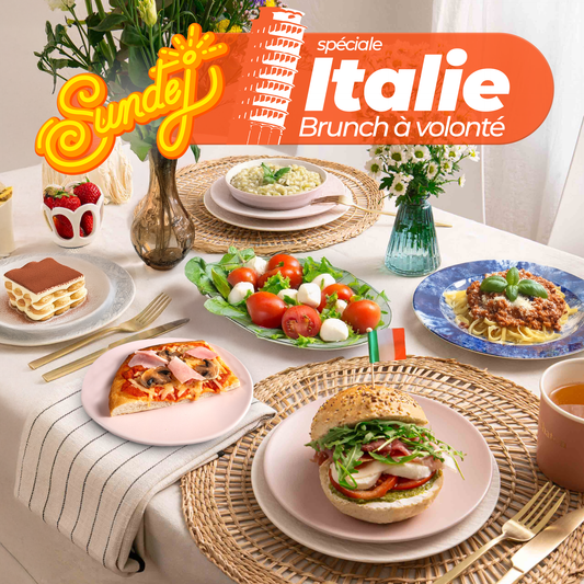 🍝🇮🇹 Brunch à volonté – Spécial Italie 🇮🇹🍝 - 18 janvier 2026