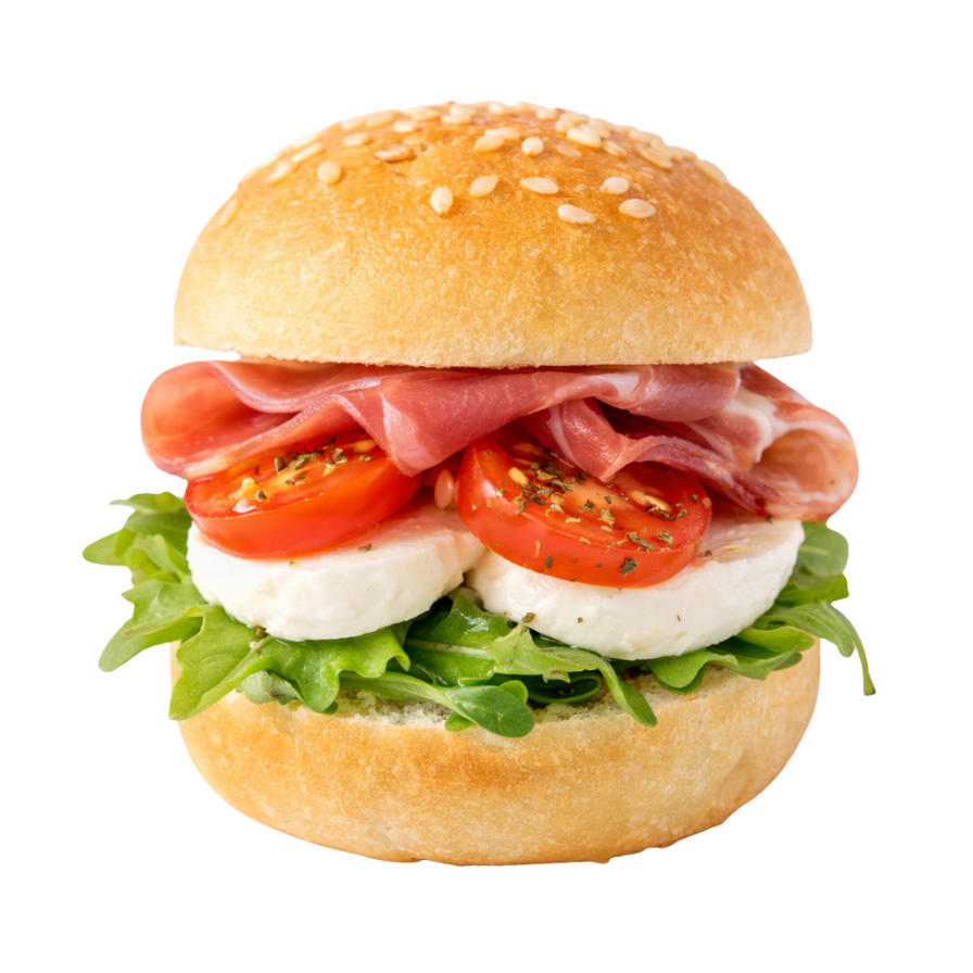 5 mini burgers italiens