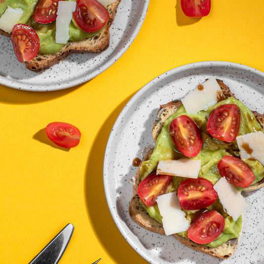 2 Toasts avocat-tomate-balsamique