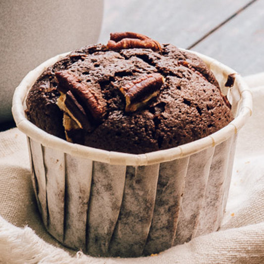 4 mini brownies au chocolat