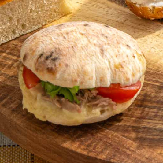 5 mini pita thon crudités